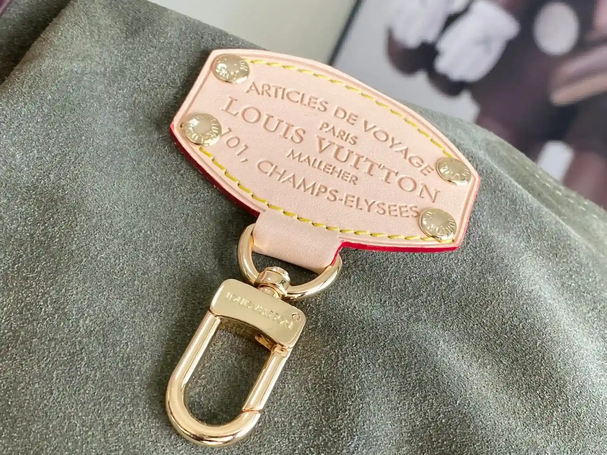 Louis Vuitton Green Keepall Calfskin Tote Bag product photo from LabelPicks