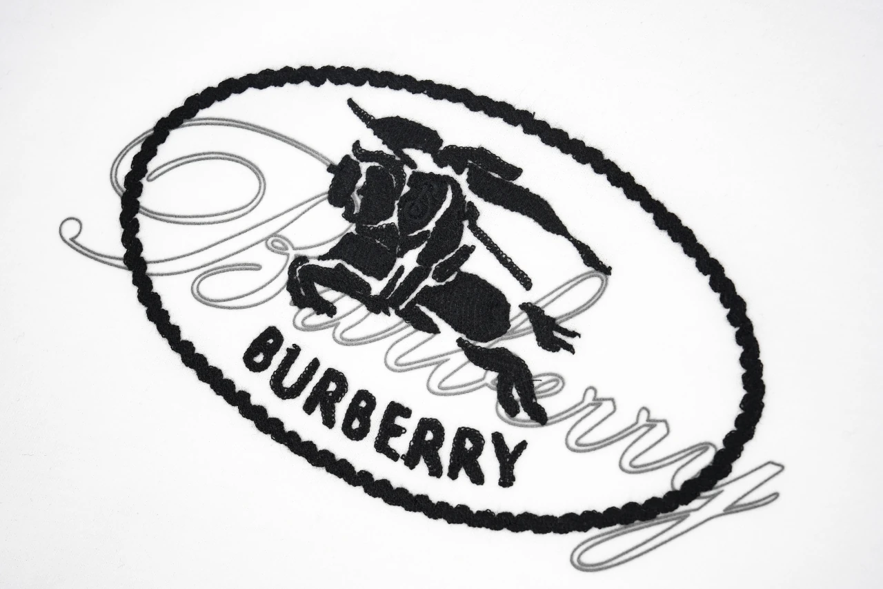 Burberry White Oval Badge Embroidered T-Shirt product photo from LabelPicks