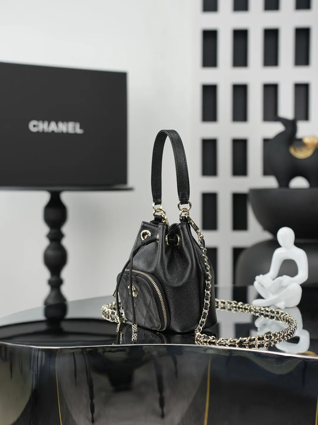 Chanel Quilted Leather Bucket Bag product photo from LabelPicks