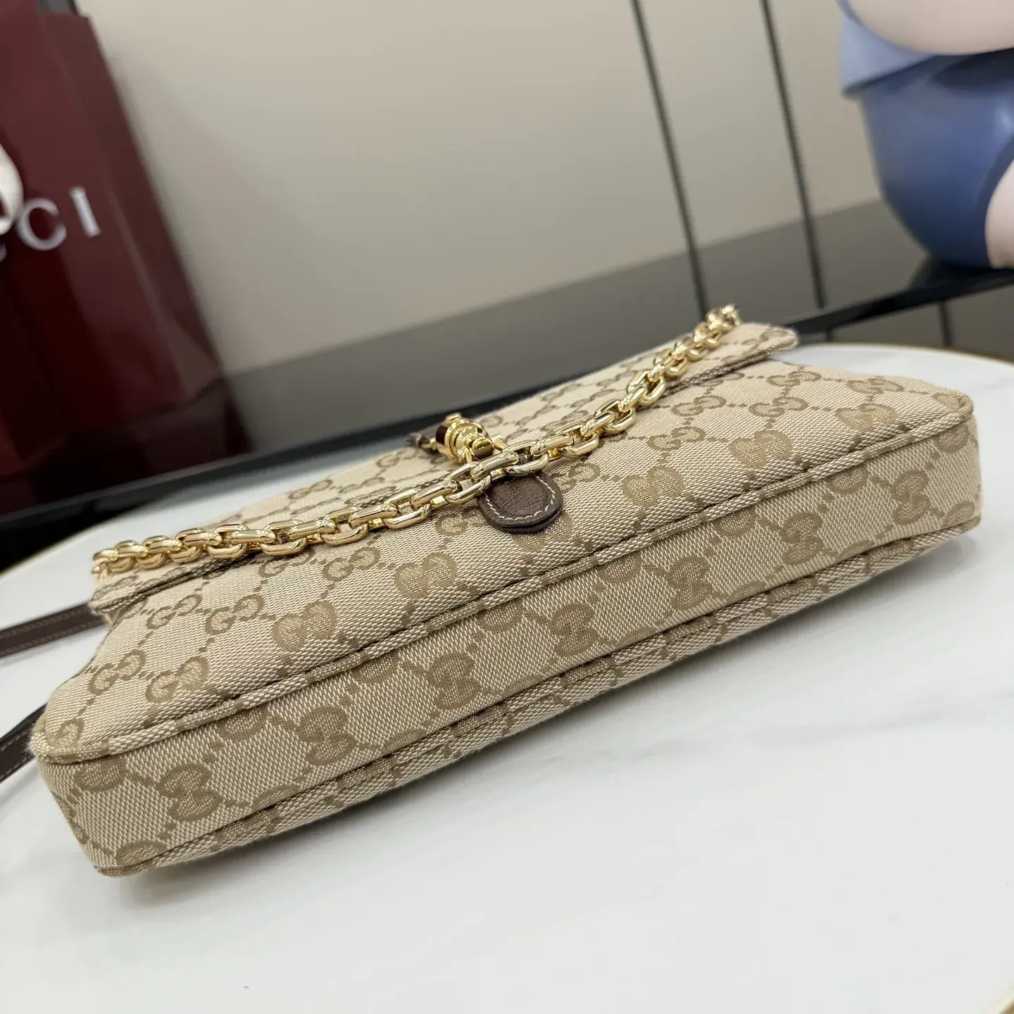 Gucci Brown Quilted Leather Evening Bag product photo from LabelPicks