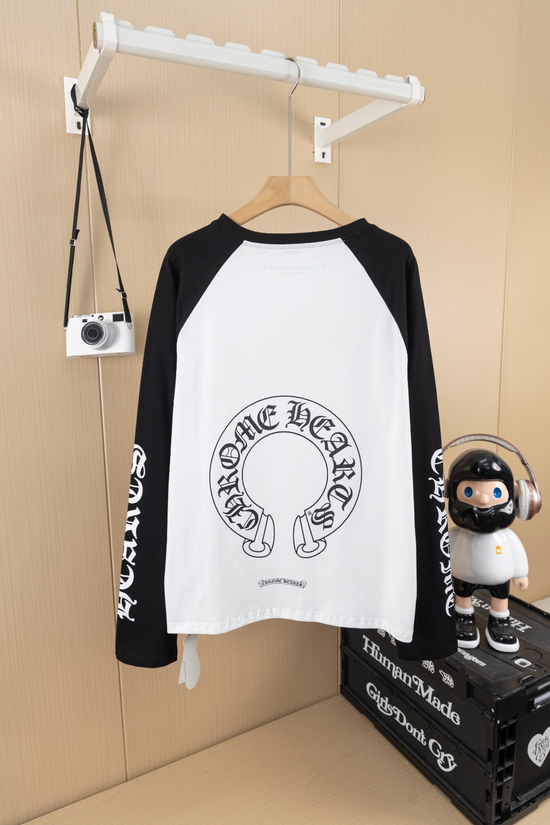 Fashionable Patchwork Print Long Sleeved T-Shirt