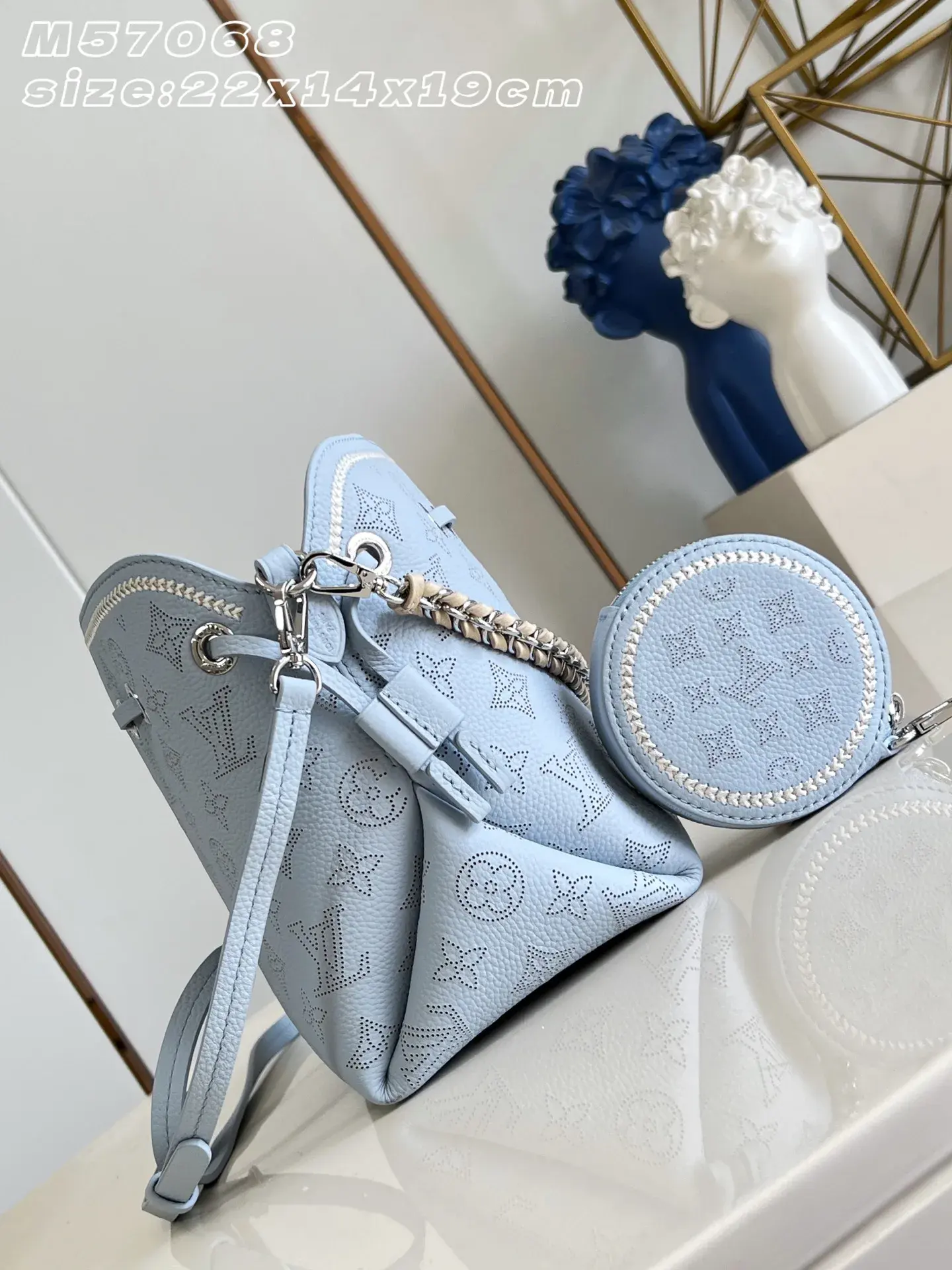 Louis Vuitton Woven Leather Bucket Bag product photo from LabelPicks