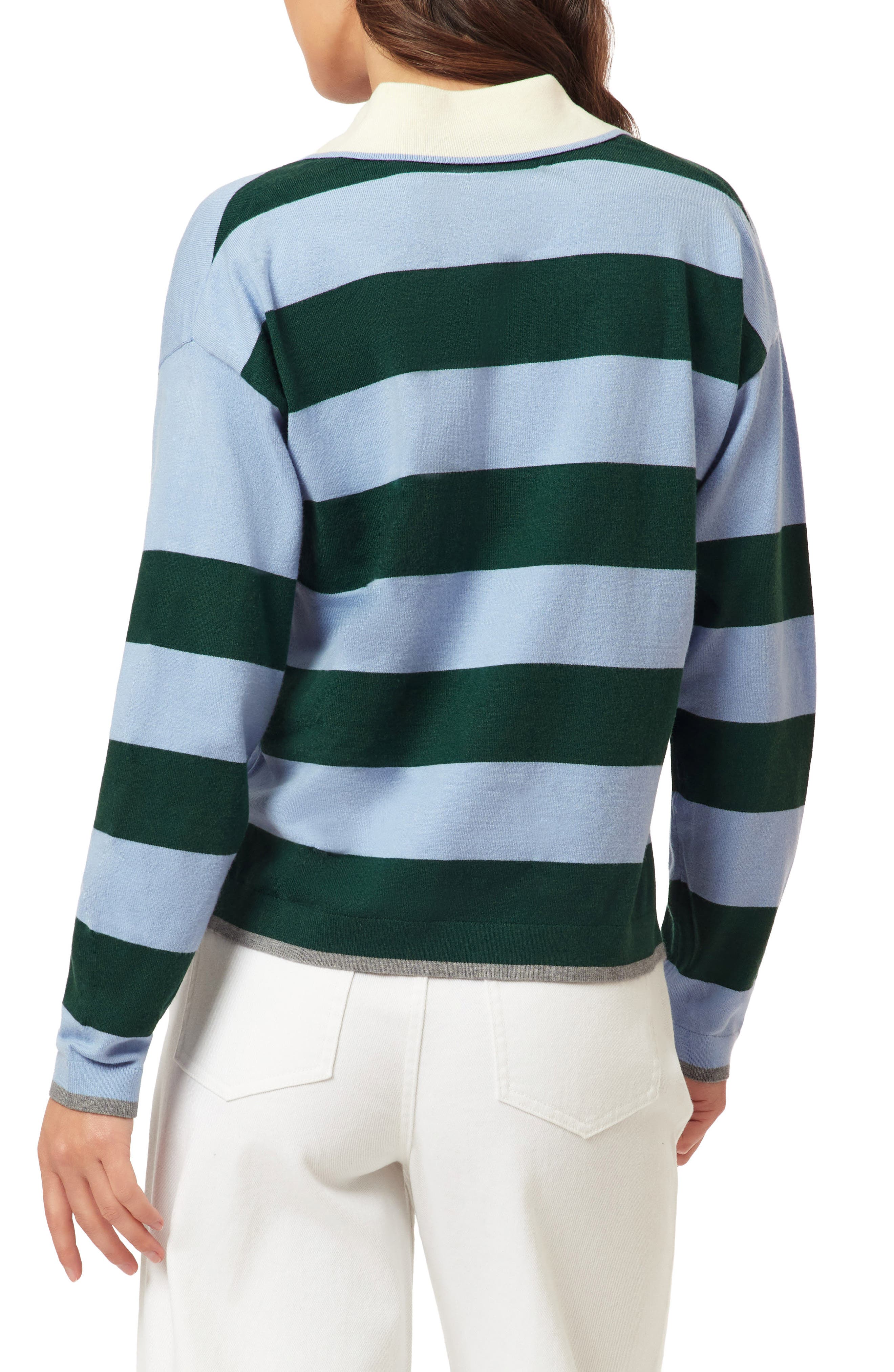 Scotch & Soda Stripe Polo Sweater