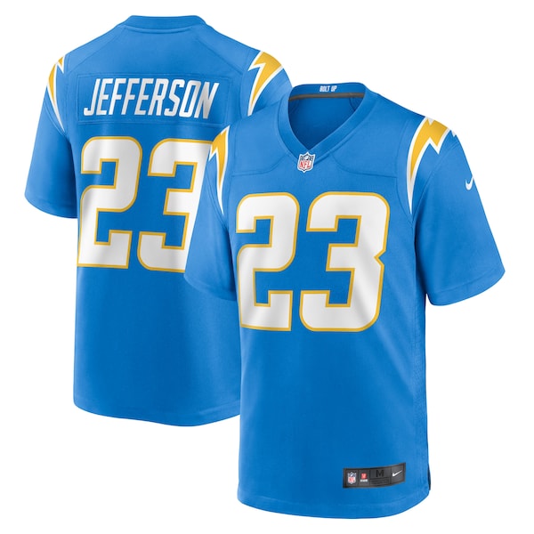 Tony Jefferson Los Angeles Chargers Nike Team Game Jersey -  Powder Blue