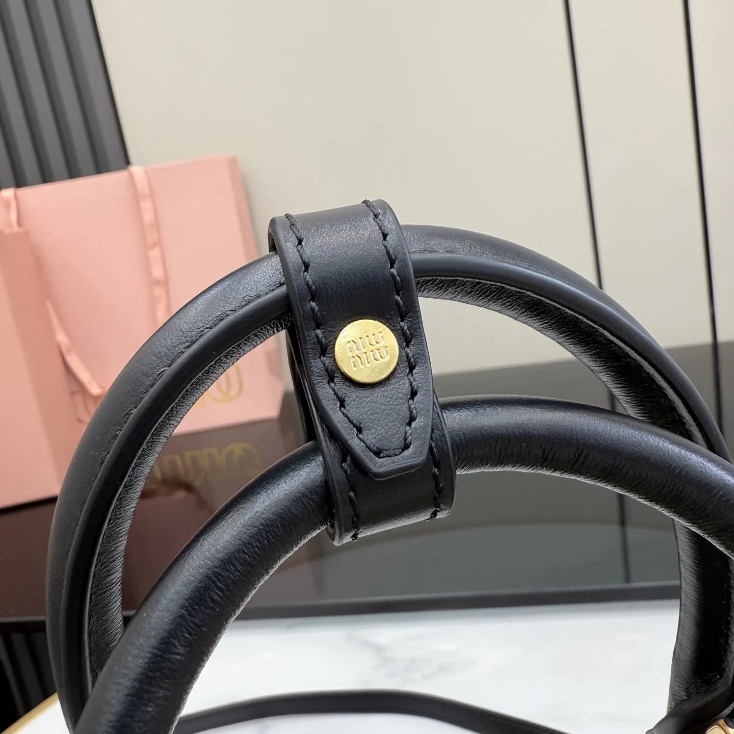Miu Miu Black Arcadie Top Handle Bag product photo from LabelPicks