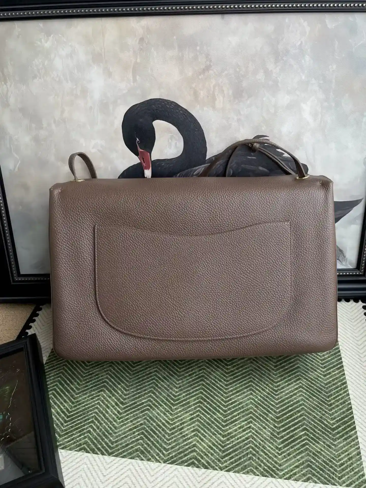 Chanel Grained Leather Classic Flap Top Handle Bag product photo from LabelPicks