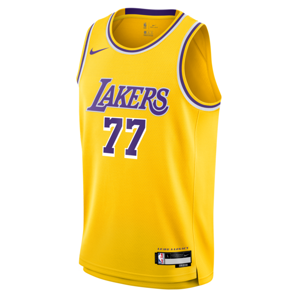 Luka Dončić Los Angeles Lakers Nike Youth Swingman Jersey - Icon Edition - Gold
