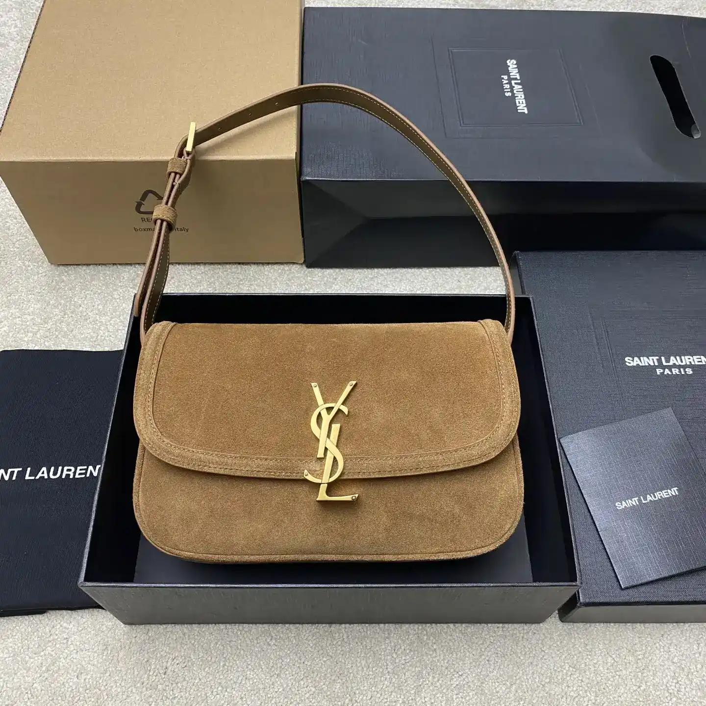 Saint Laurent Lambskin Shoulder Bag product photo from LabelPicks
