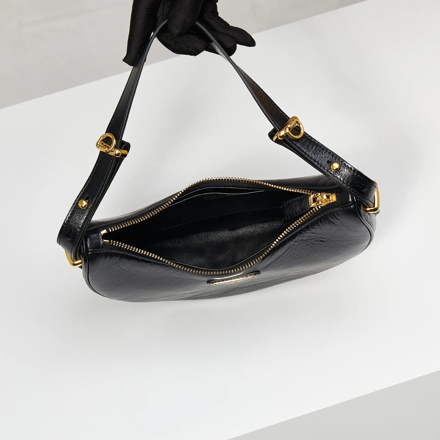 Prada Black Hobo Bag product photo from LabelPicks