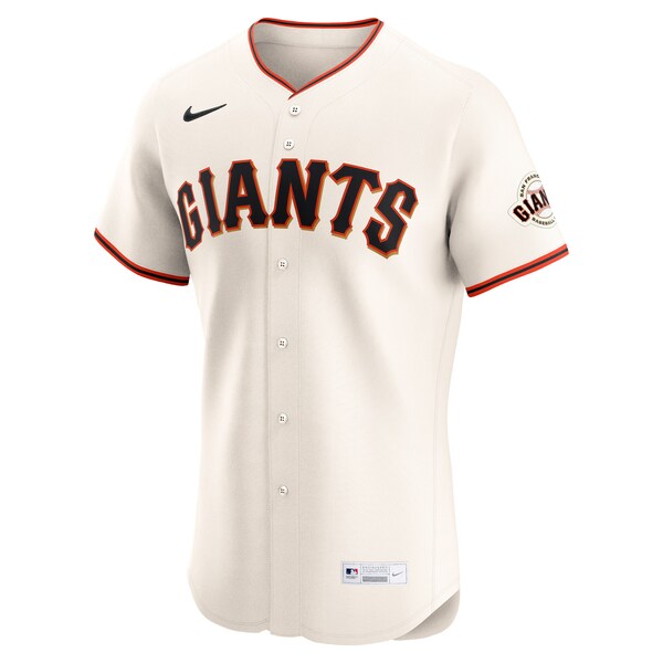 San Francisco Giants Nike Home Elite Custom Jersey - Cream