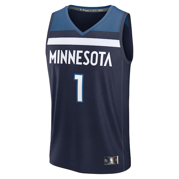 Terrence Shannon Jr. Minnesota Timberwolves  Fast Break Replica Jersey - Navy - Icon Edition