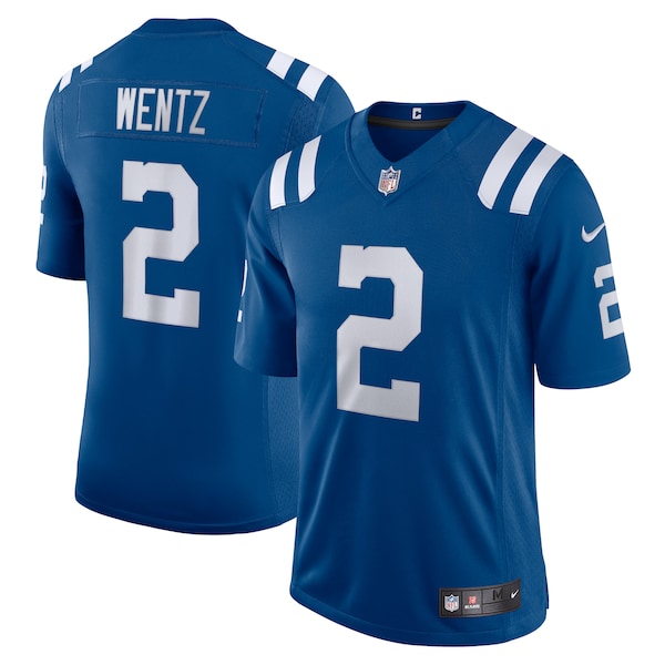 Carson Wentz Indianapolis Colts Nike Vapor Limited Jersey - Royal/White