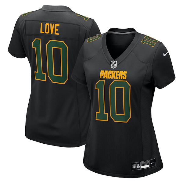 Jordan Love Green Bay Packers Nike Women's Fashion Game Jersey - Black