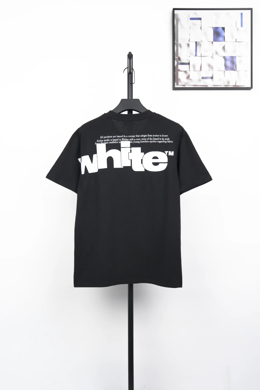 Off-White Black Bold Letter Logo T-Shirt product photo from LabelPicks