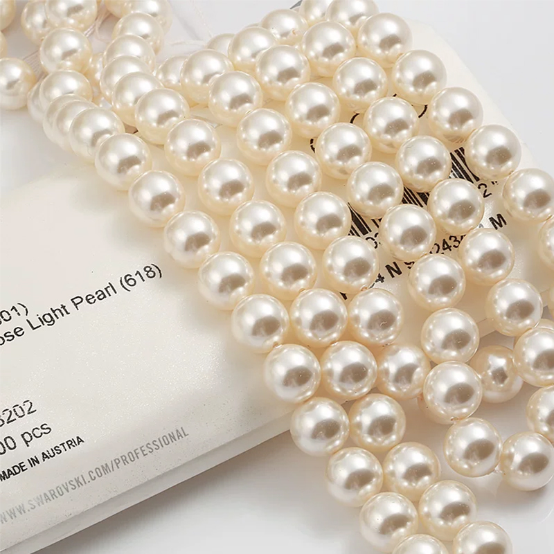 Swarovski Crystal Pearl 5810 & Crystal Half Hole Pearl 5818 - harmony