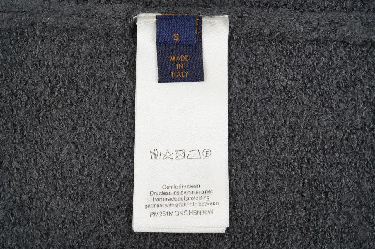 Louis Vuitton Dark Grey Ski Letter Print Crewneck Sweater product photo from LabelPicks