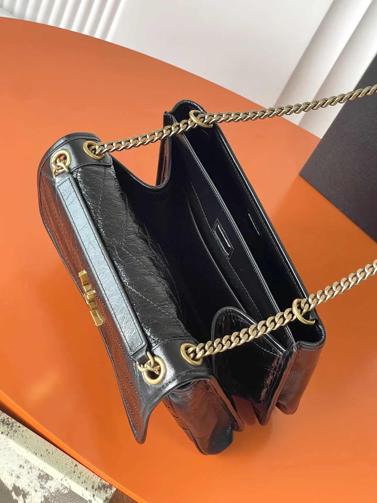 Saint Laurent Pink Niki Quilted Leather Shoulder Bag product photo from LabelPicks