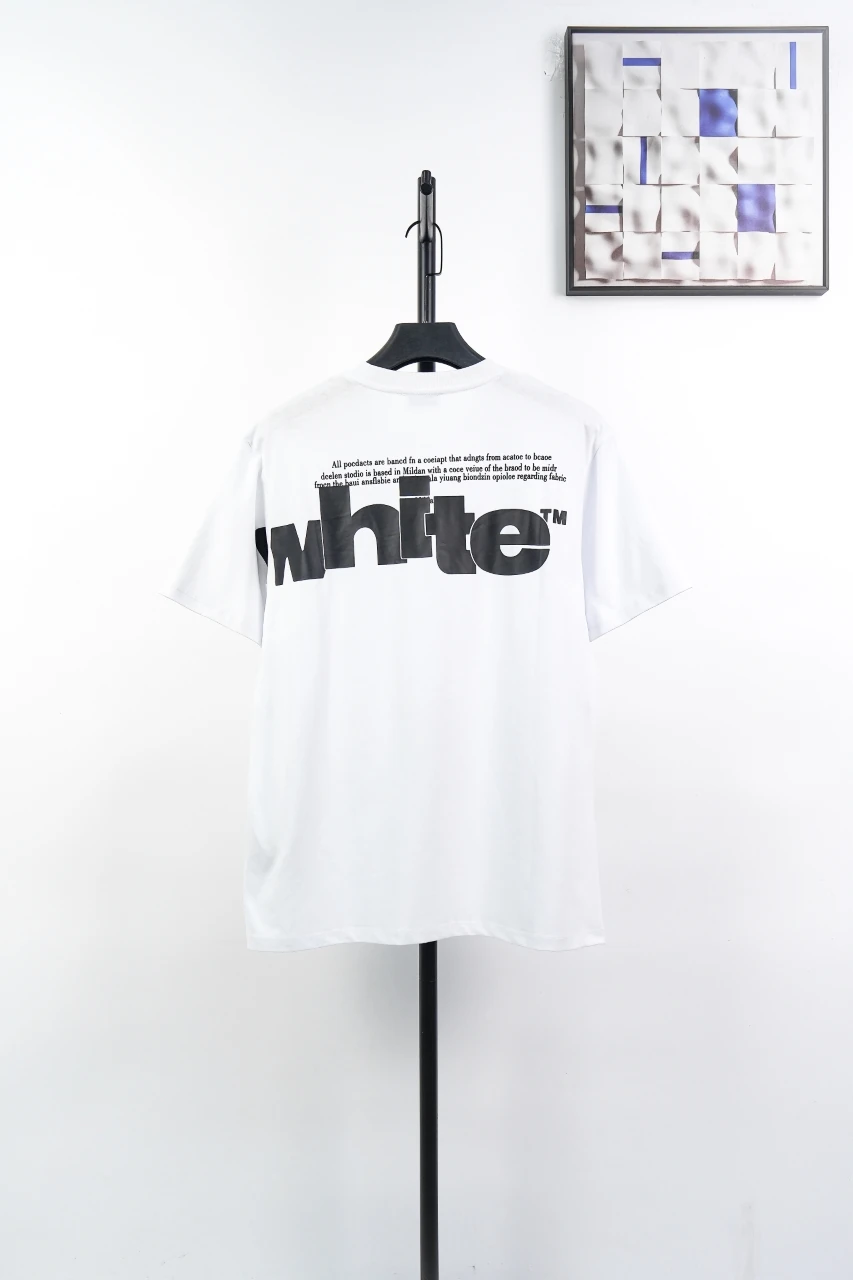 Off-White White Bold Letter Logo T-Shirt product photo from LabelPicks