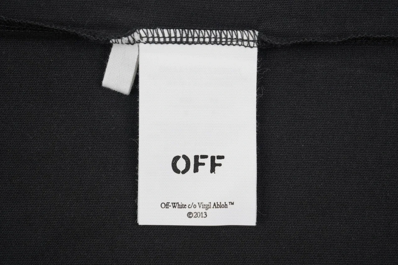 Off-White Black Bold Letter Logo T-Shirt product photo from LabelPicks