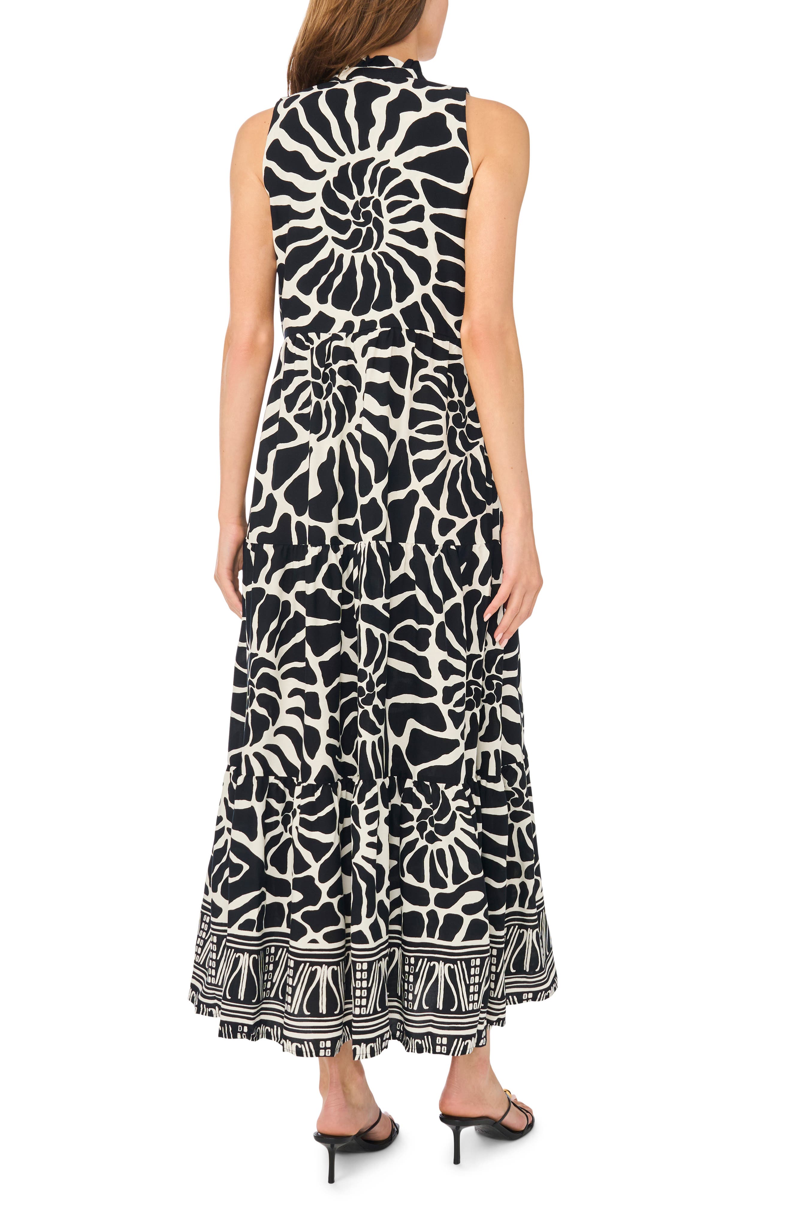 Halogen® Sleeveless Tiered Maxi Dress