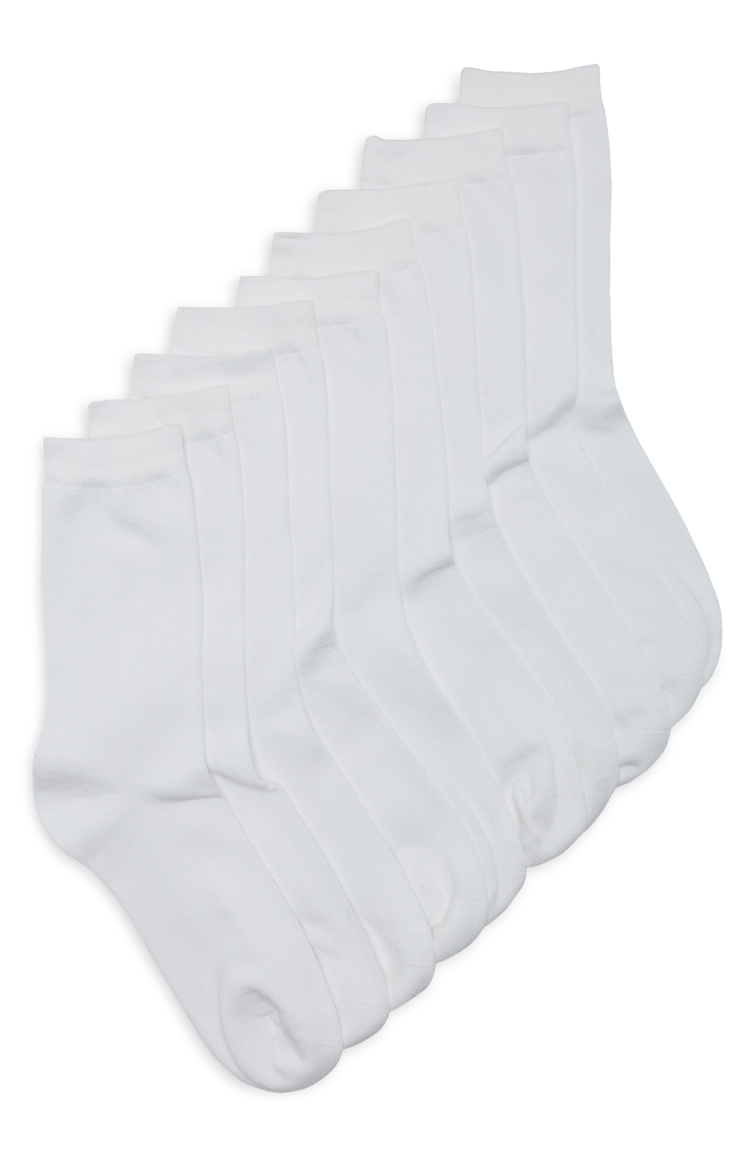 NORDSTROM RACK 5-Pack Pillow Sole Crew Socks