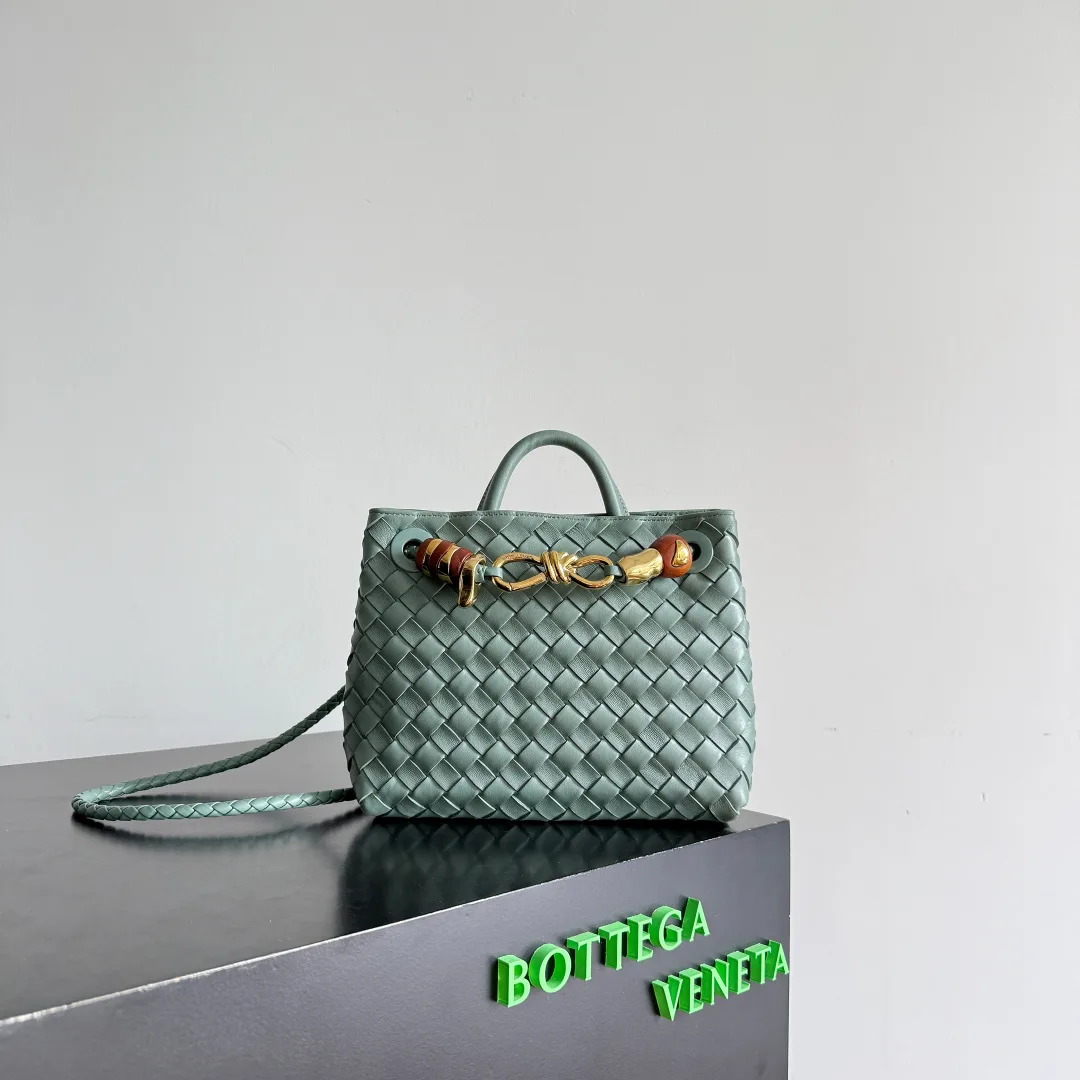Bottega Veneta Andiamo Intrecciato Woven Leather Top Handle Bag product photo from LabelPicks