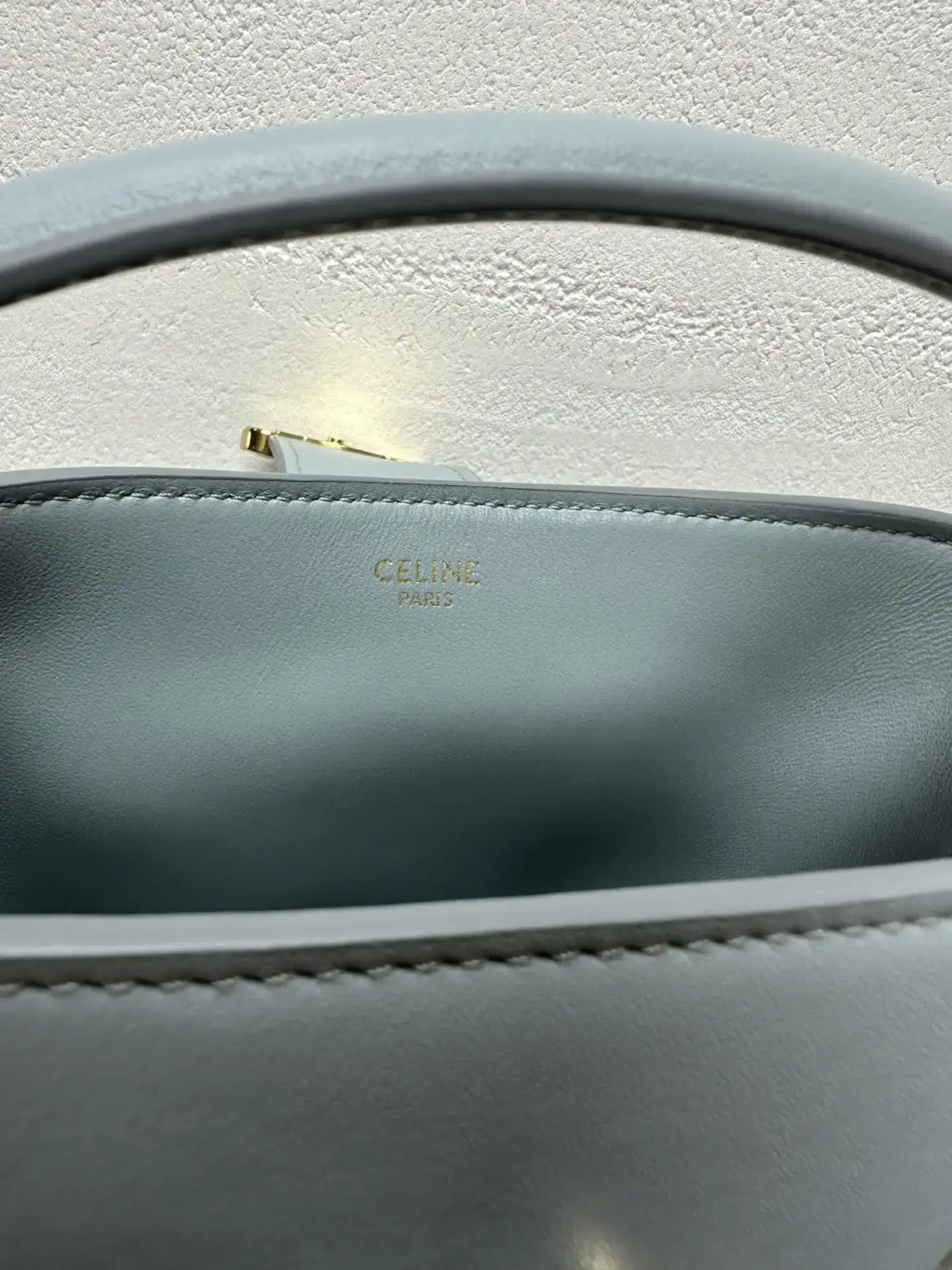 Celine Gold Louise Calfskin Bucket Bag product photo from LabelPicks