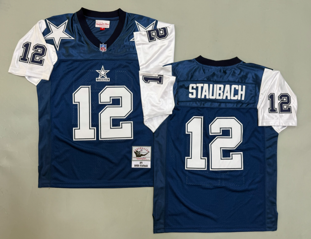 Roger Staubach Dallas Cowboys Authentic Throwback Retired Player Jersey