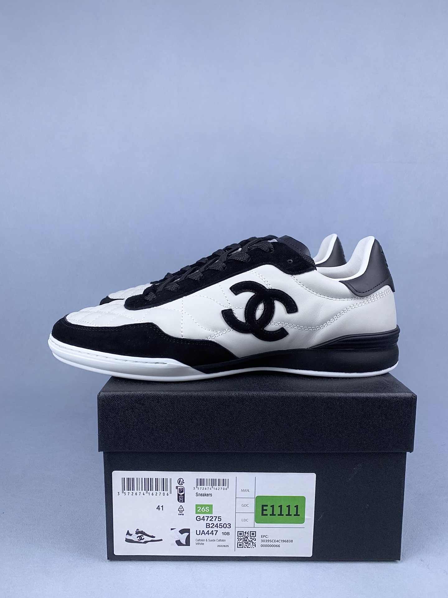 CHANEL Sneakers Calfskin & Suede Kidskin