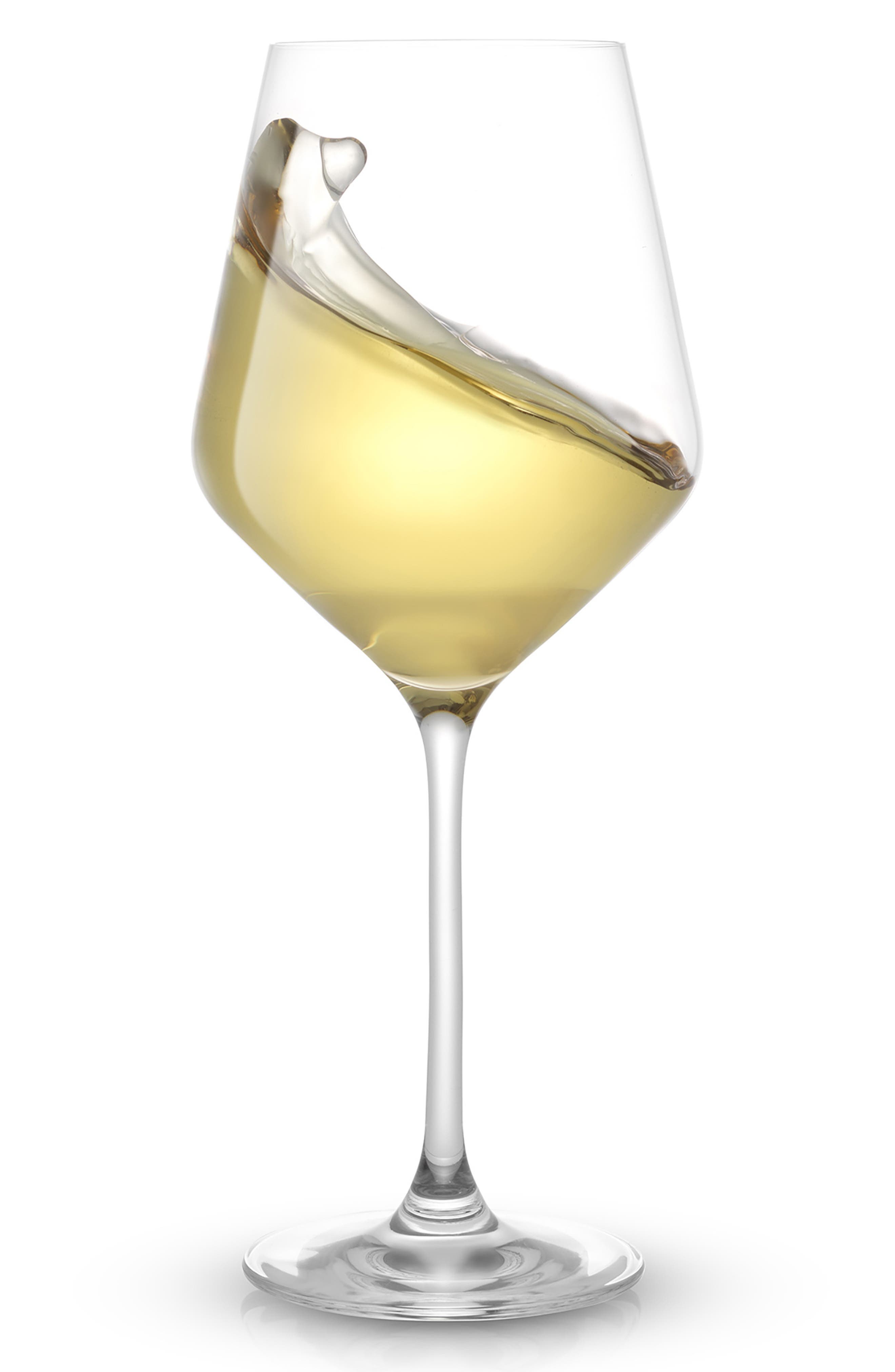 JoyJolt Layla Crystal White Wine Glasses - Set of 8
