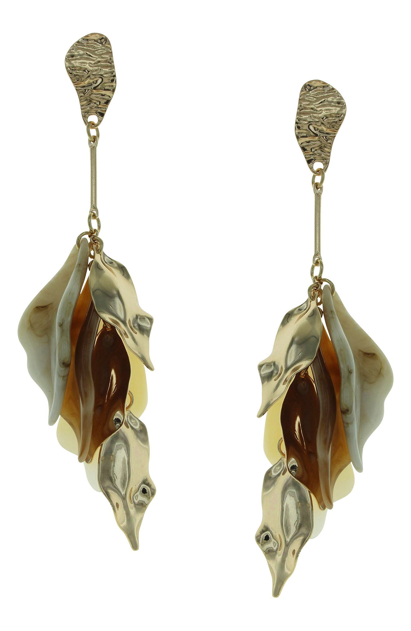OLIVIA WELLES Renata Petal Drop Earrings
