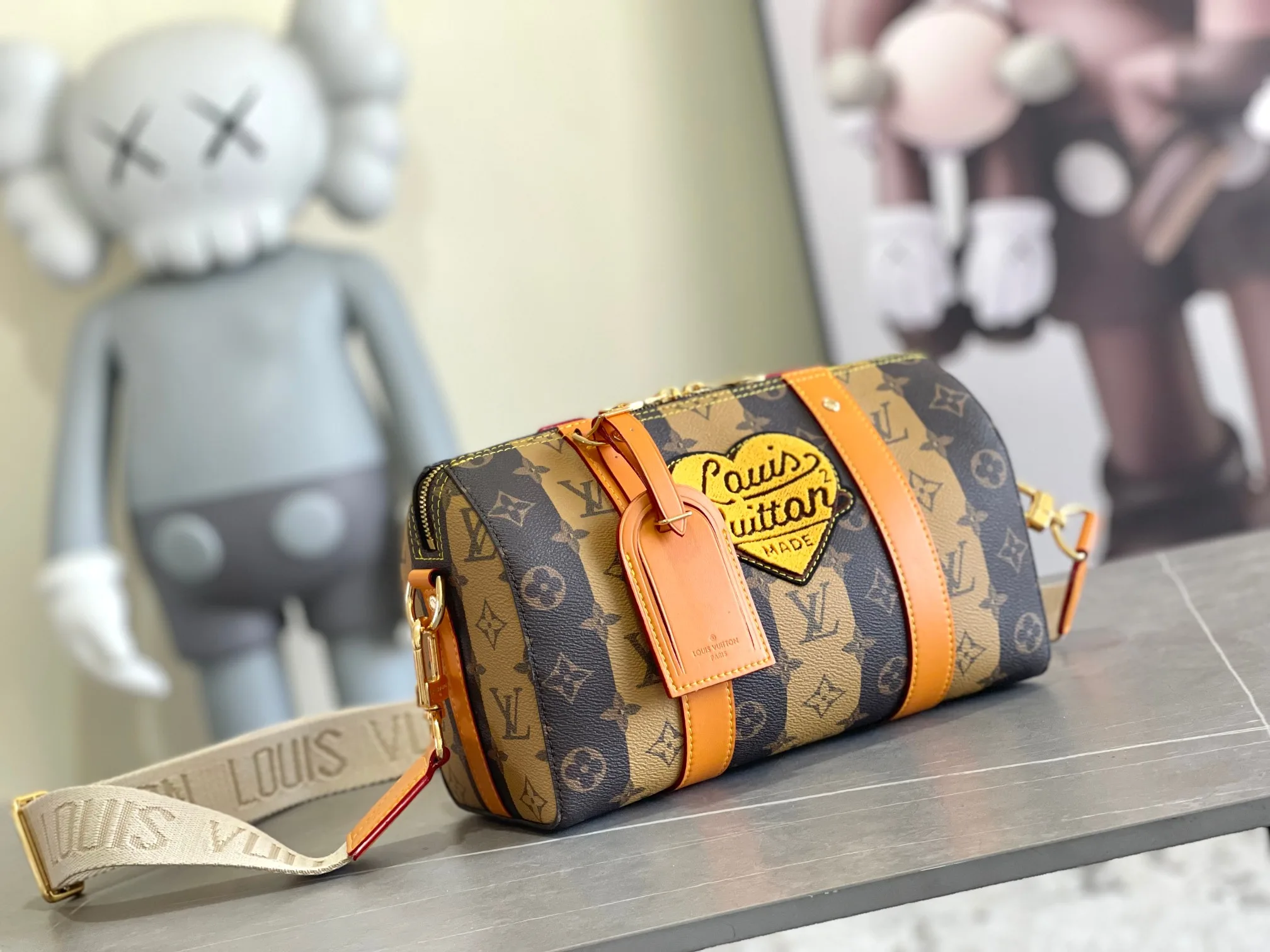 Louis Vuitton Brown Keepall Tote Bag product photo from LabelPicks