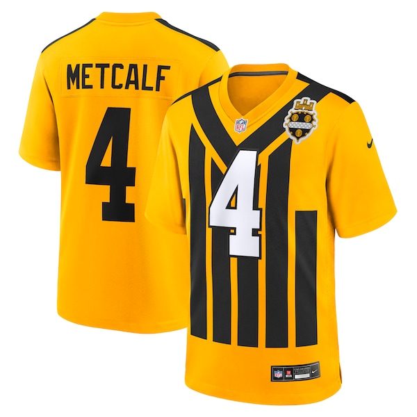 DK Metcalf Pittsburgh Steelers Nike Alternate 1933 Throwback Game Jersey - Gold/Black