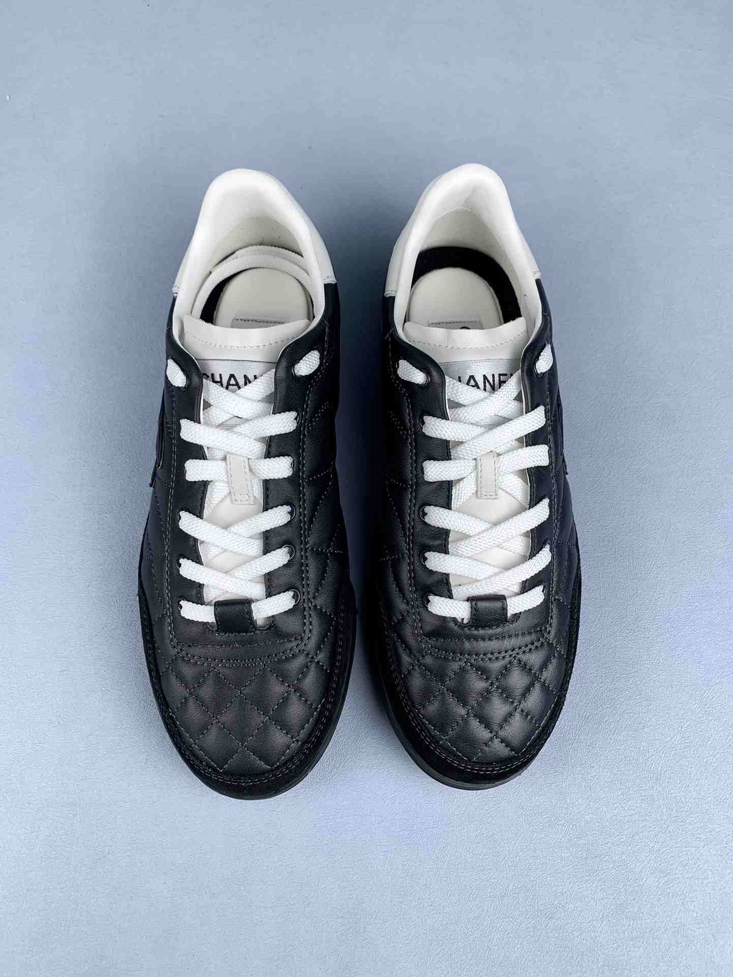CHANEL Sneakers Printed Lambskin & Grosgrain