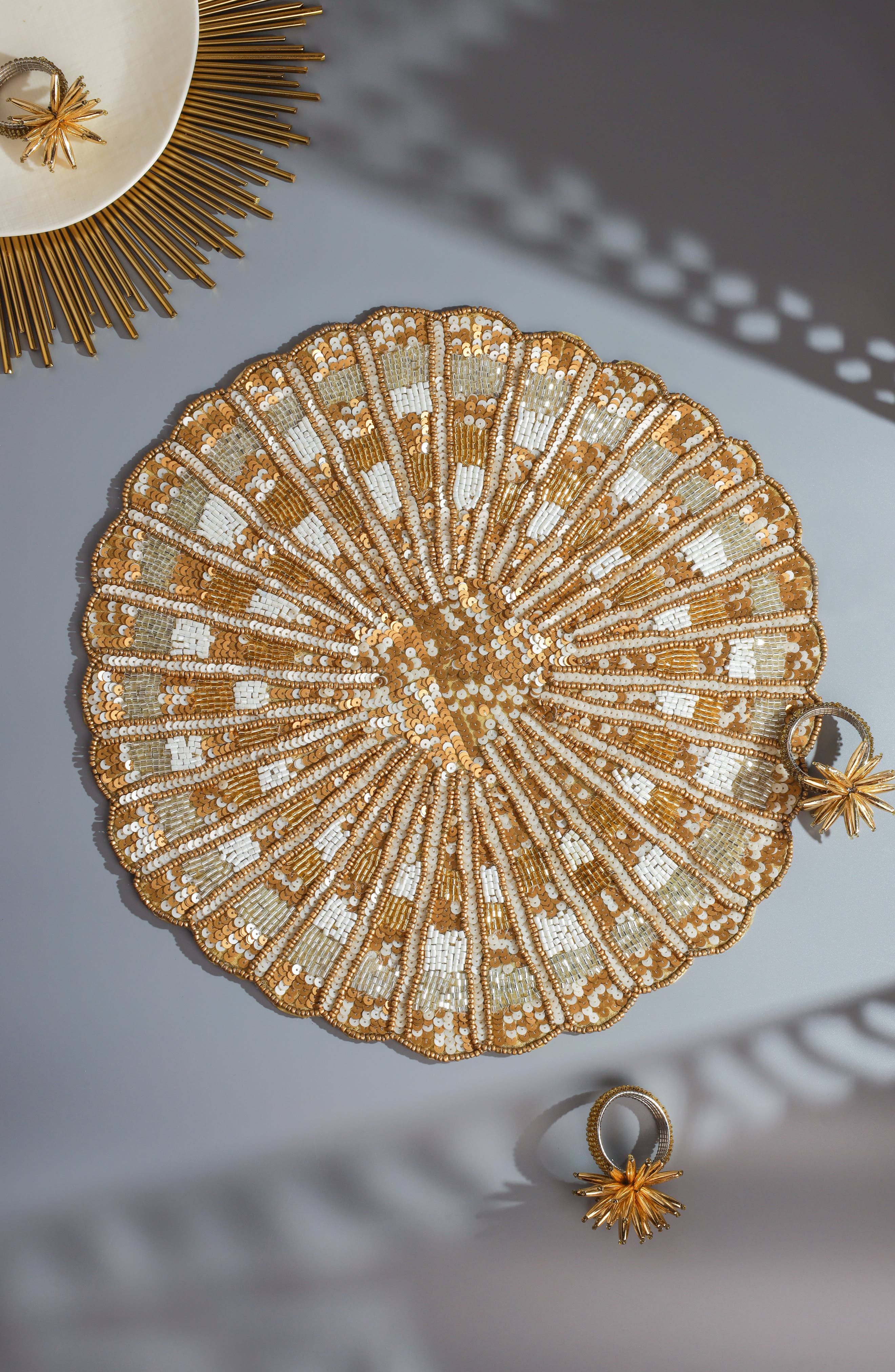 Tiramisu The Gilded Imperial Beaded Charger