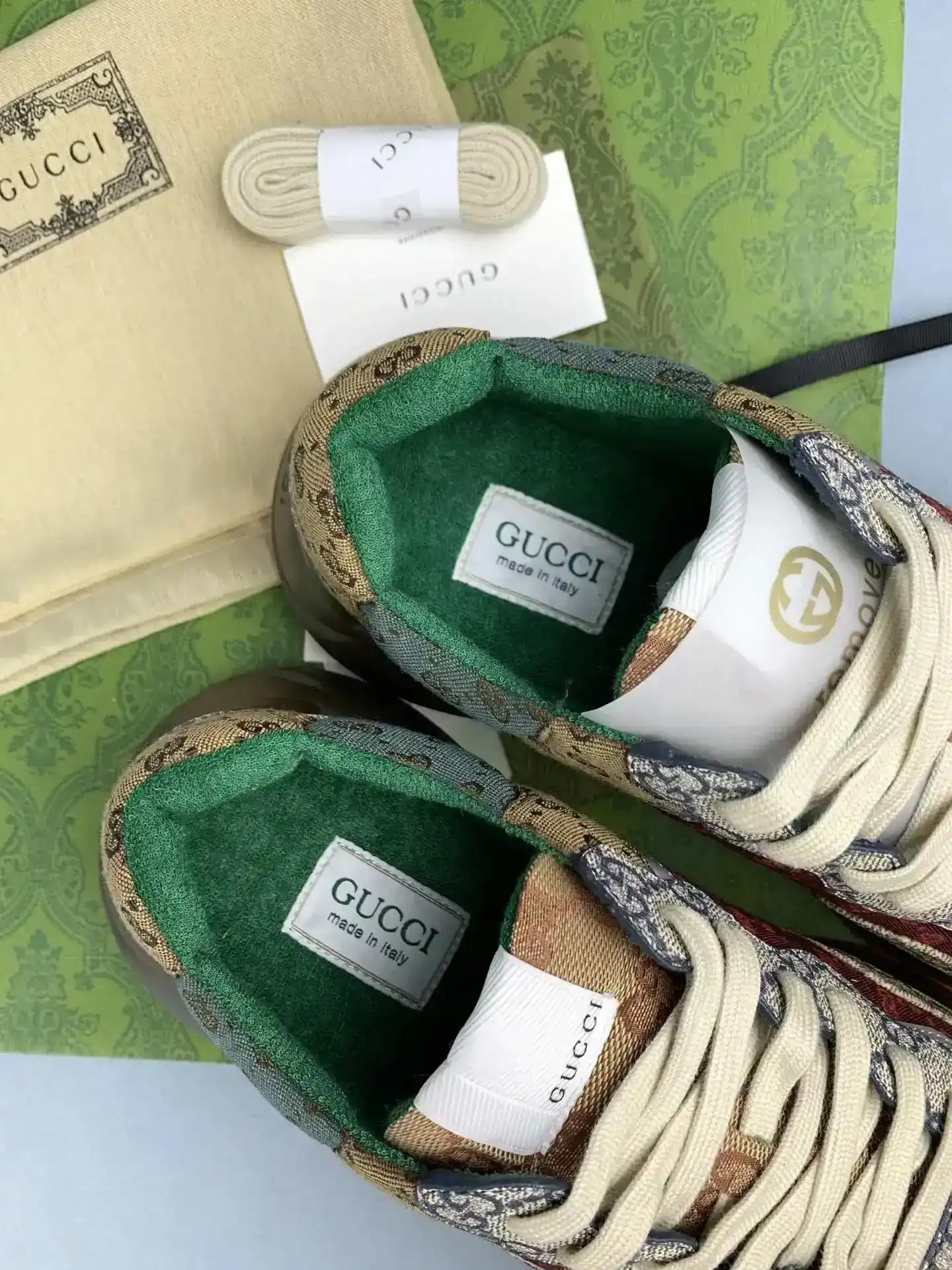 Gucci Rhyton GG sneaker product photo from LabelPicks