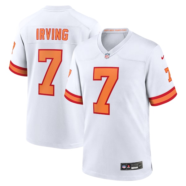 Bucky Irving '76 Tampa Bay Buccaneers Nike  Game Jersey - White/Red/Orange