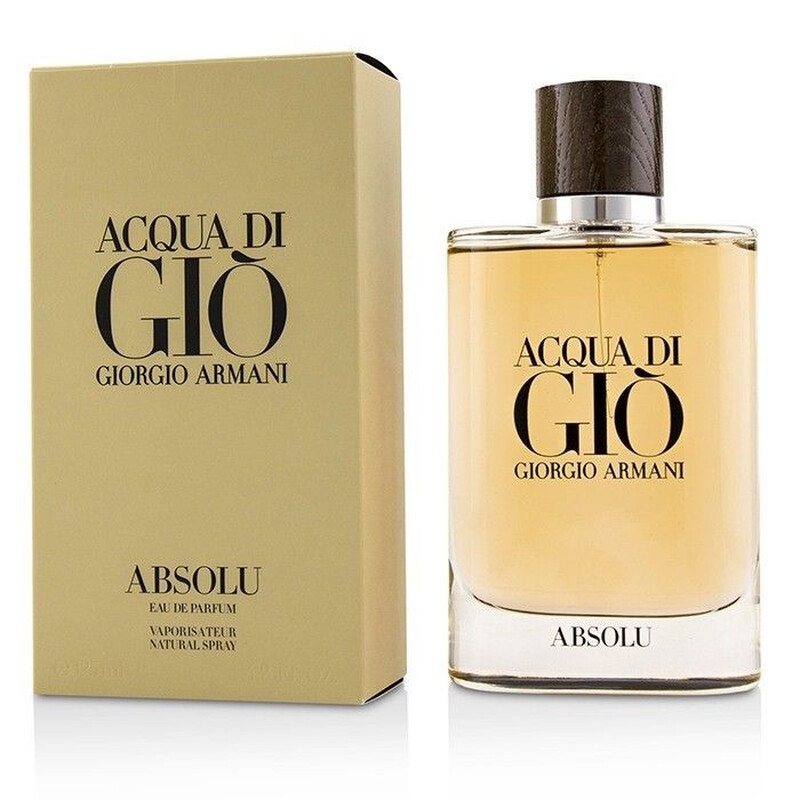 Giorgio Armani Acqua di Giò Absolu Eau de Parfum for Men – Marine Notes, Patchouli & Tonka Bean