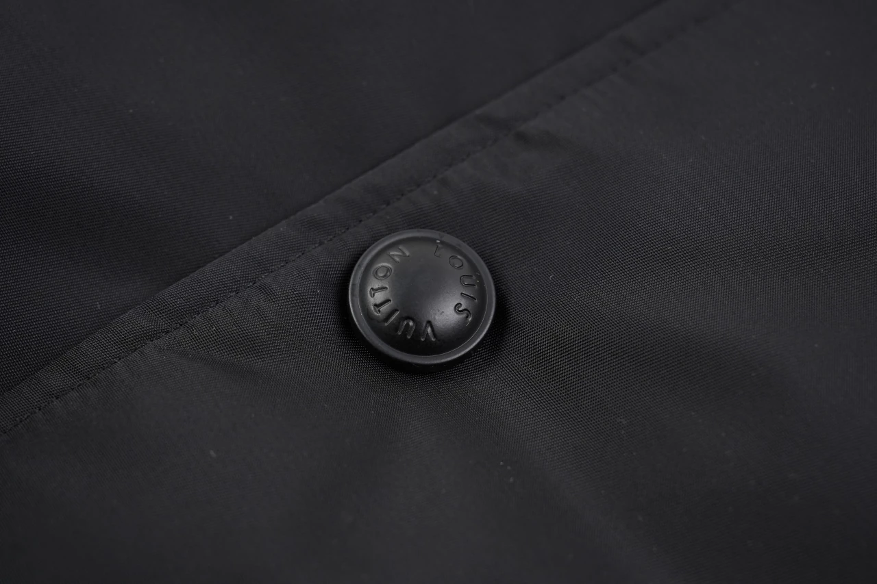 Louis Vuitton Black Crystal Badge Padded Jacket product photo from LabelPicks