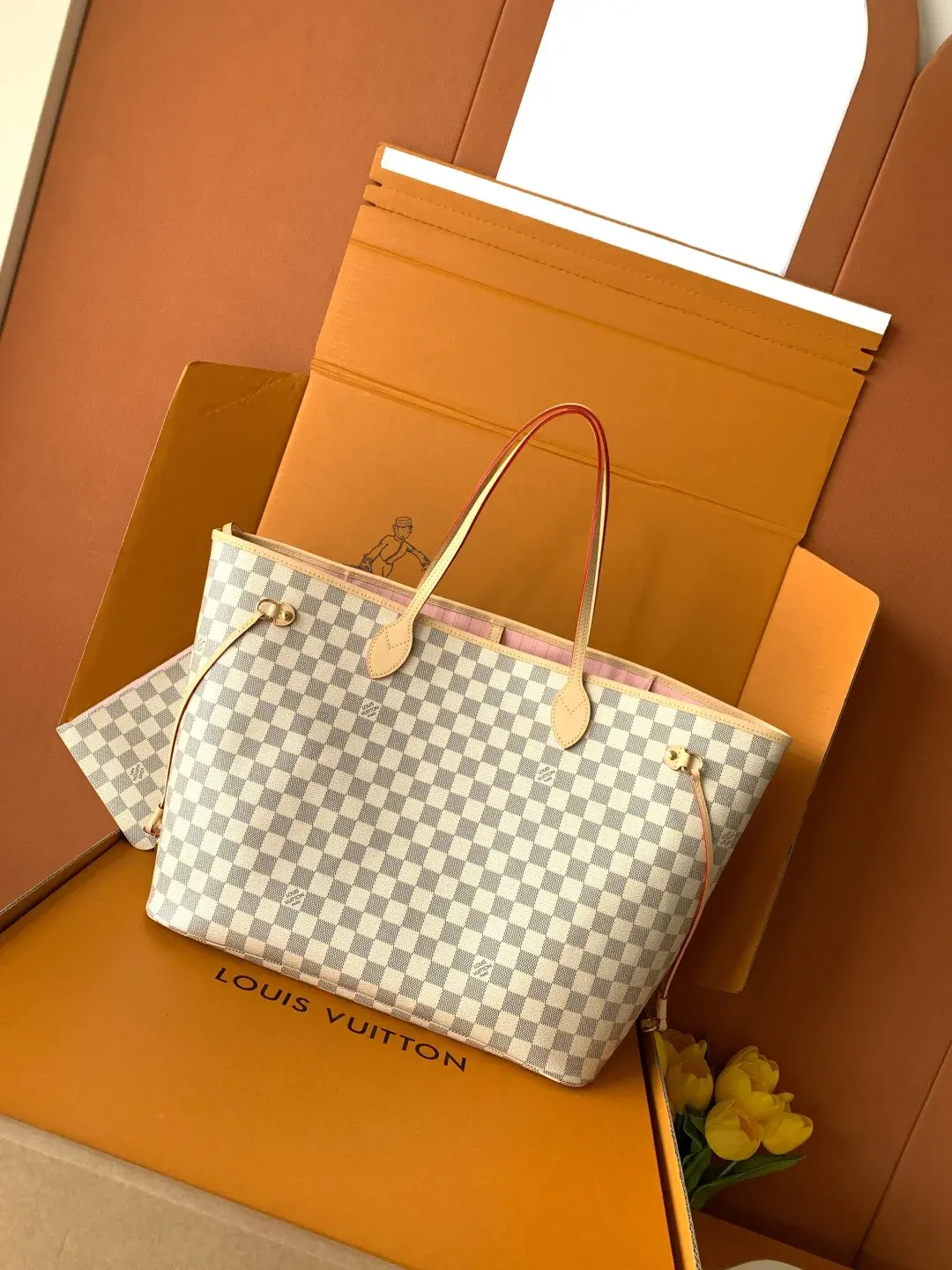 Louis Vuitton Pink Neverfull Monogram Canvas Tote Bag product photo from LabelPicks