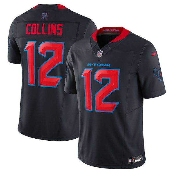 Nico Collins Houston Texans Nike Alternate 2 Vapor F.U.S.E. Limited Jersey - Navy