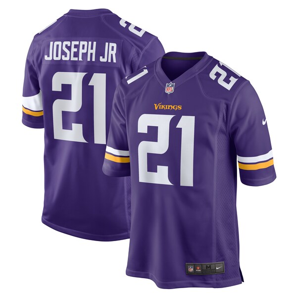 Kelvin Joseph Jr. Minnesota Vikings Nike Team Game Jersey -  Purple