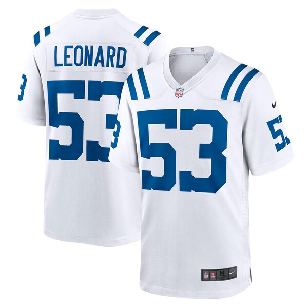 Shaquille Leonard Indianapolis Colts Nike Player Game Jersey - White/Blue