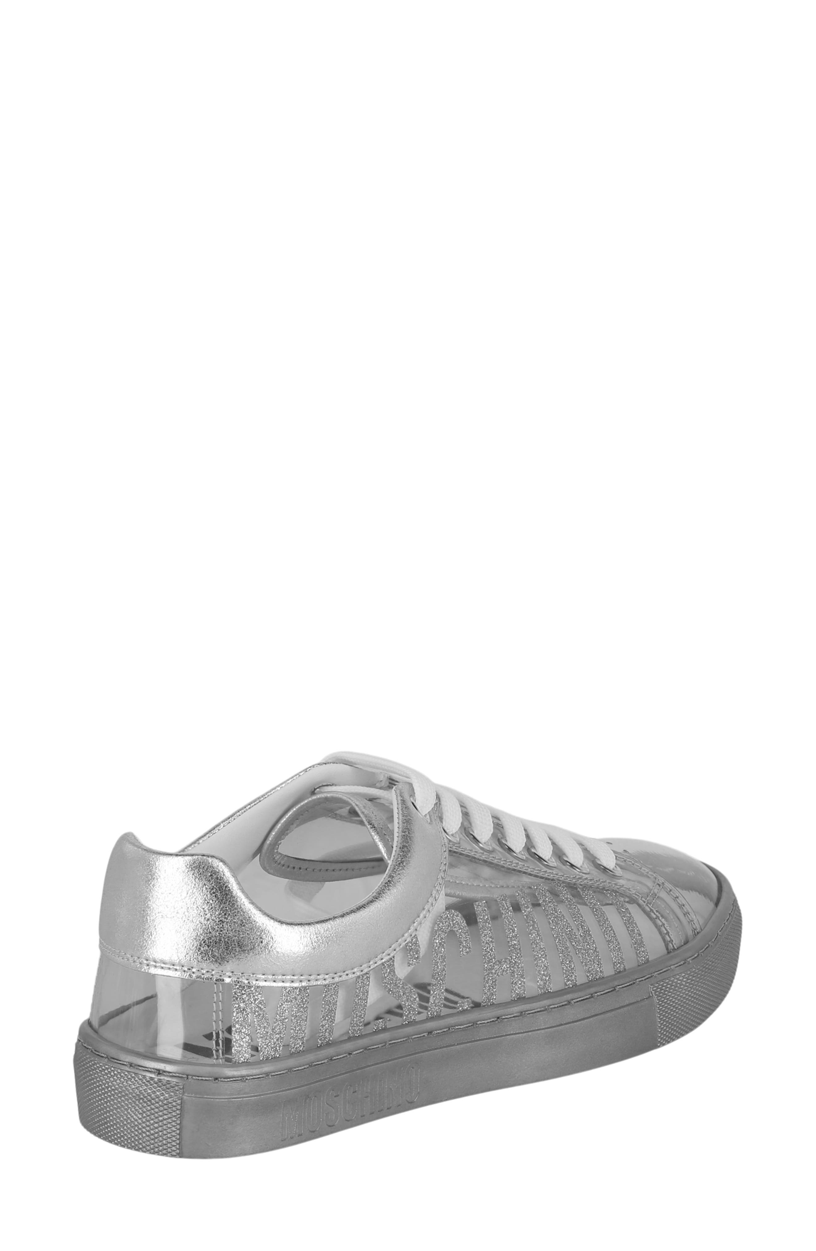 Moschino Metallic Low Top Sneaker