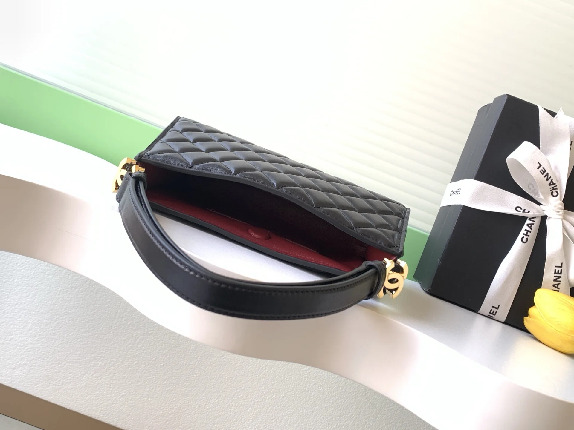 Chanel Burgundy Quilted Leather Shoulder Bag product photo from LabelPicks