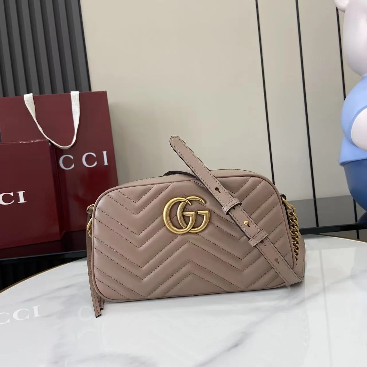 Gucci Marmont GG Supreme Canvas Crossbody Bag product photo from LabelPicks
