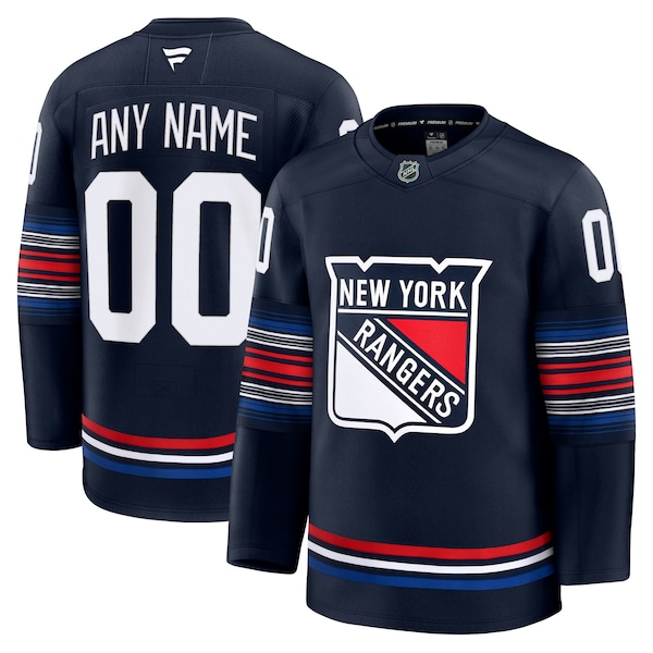 New York Rangers  Alternate Premium Custom Jersey - Navy/Royal/White
