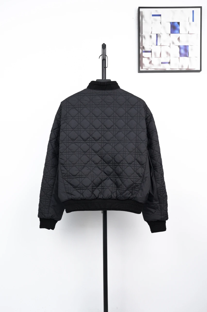 Dior Black Cannage Quilted Reversible Padded Jacket product photo from LabelPicks