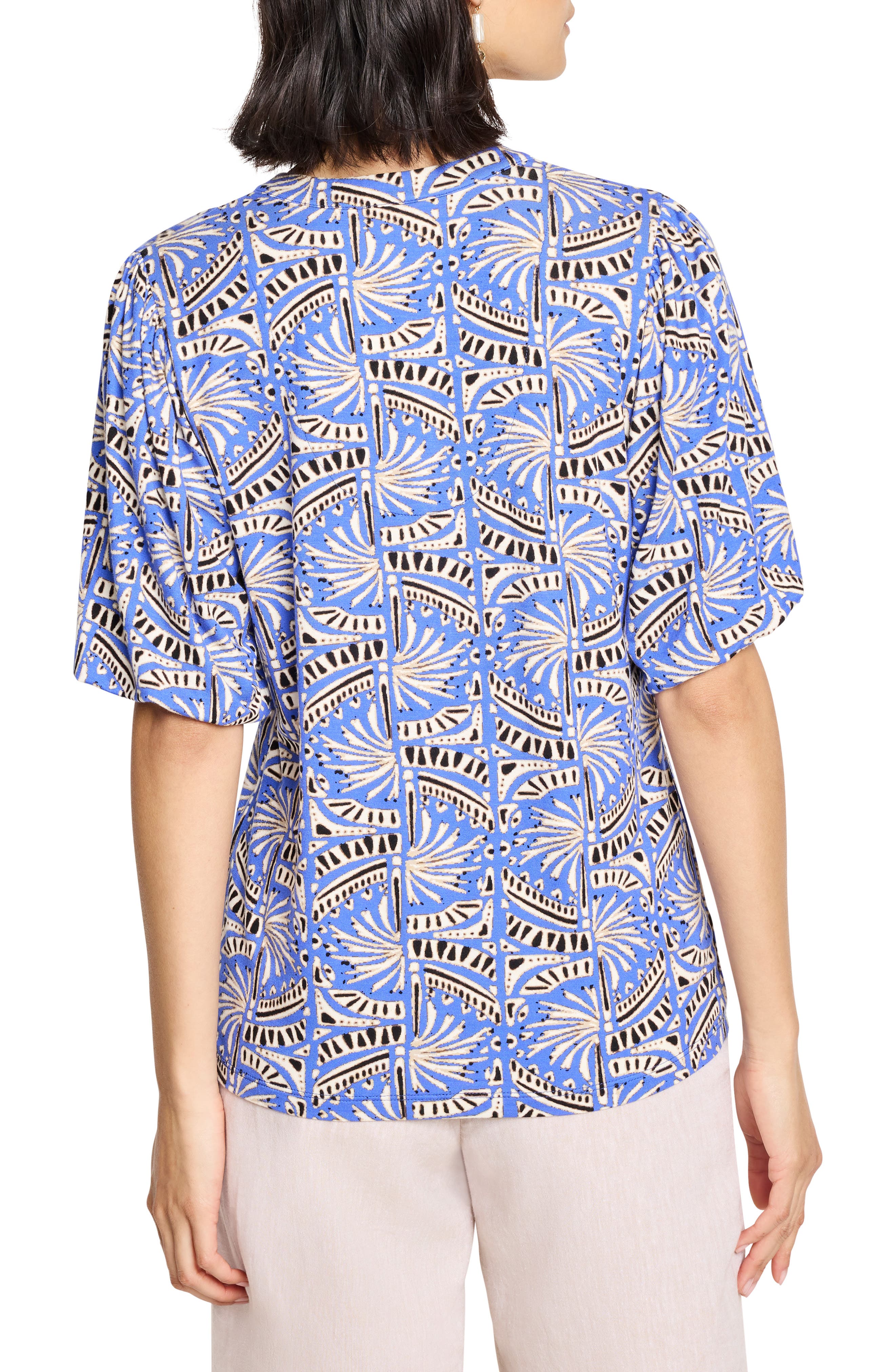 NIC+ZOE Ocean Jewel Jersey Top
