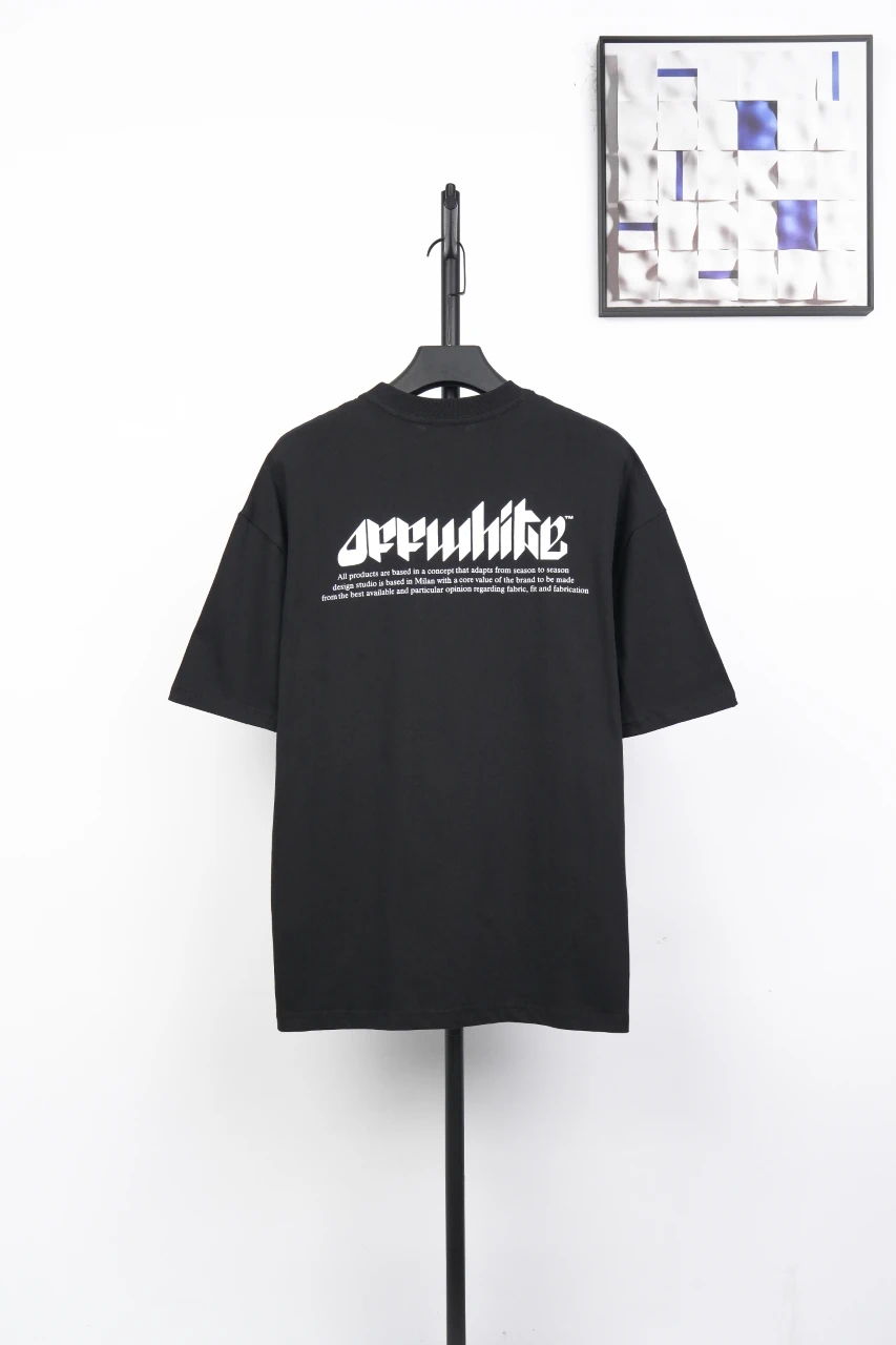 Off-White Black Eye Letter Logo T-Shirt product photo from LabelPicks